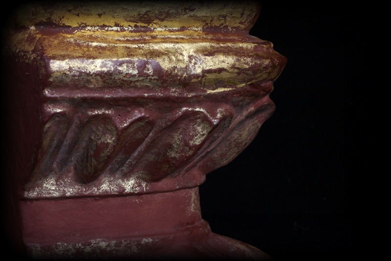 Extremely Rare 19C Wood Burma Madalay Buddha #A038